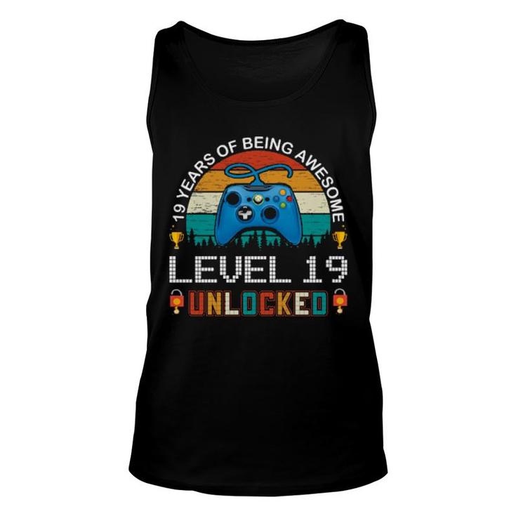 19 Years Of Being Awesome Unisex Tank Top