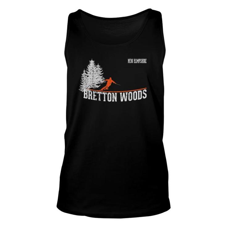 1980S Style Bretton Woods Nh Vintage Skiing Unisex Tank Top