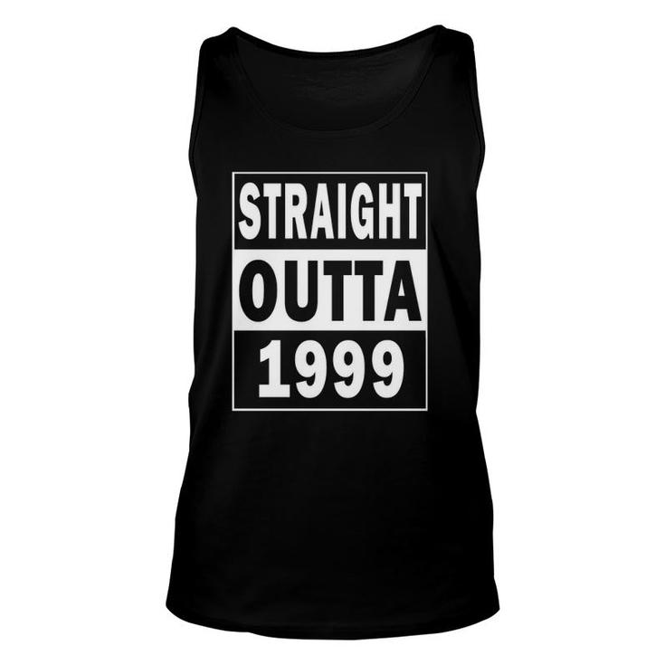 1999 Funny Straight Outta Womenmen Cool Bday Tee Unisex Tank Top