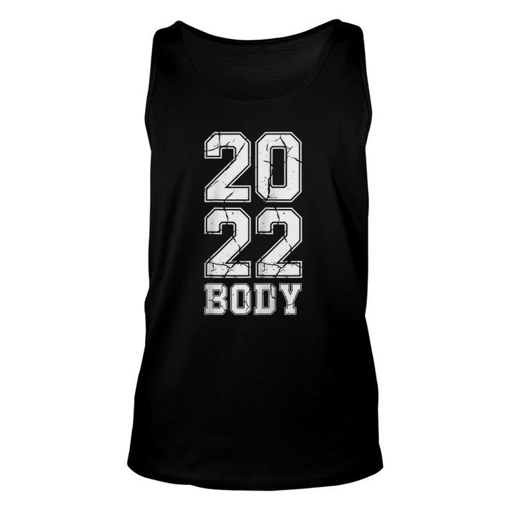 2022 Body New Year Resolution Retro Gym Fitness Motivation Raglan Baseball Tee Tank Top