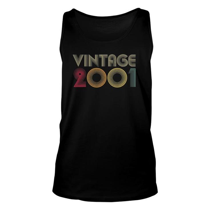21St Birthday Gifts Years Old - Vintage 2001 Ver2 Unisex Tank Top
