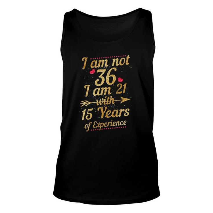 36Th Birthday Woman 36 Years Old Gift Unisex Tank Top