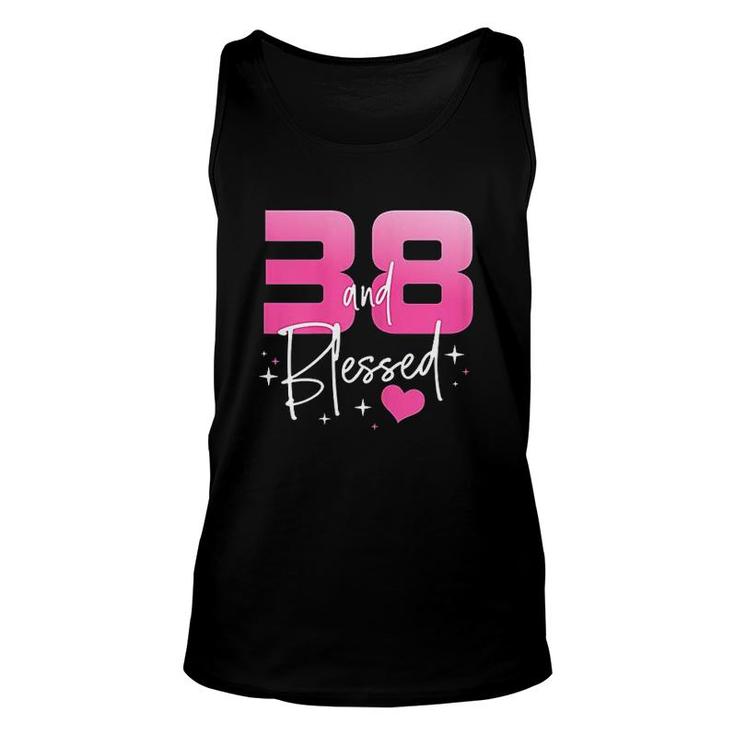 38 And Blessed Chapter 38 Year Old Gifts Unisex Tank Top