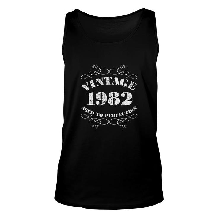 40th Birthday Gifts For Women Her Vintage 1982 Unisex Tank Top