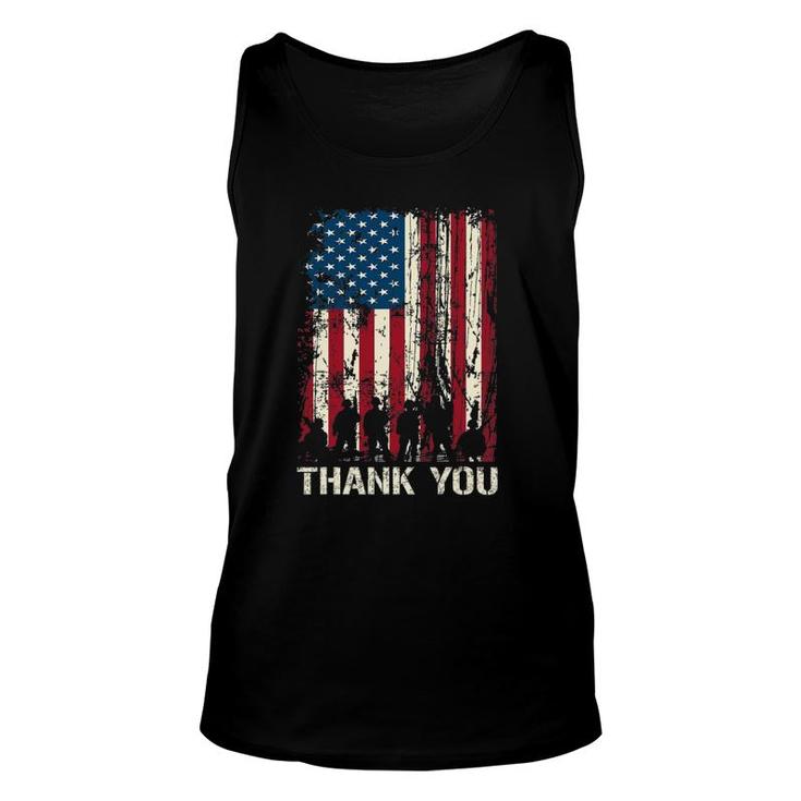 4Th Of July American Flag Independence Day Patriotic Unisex Tank Top