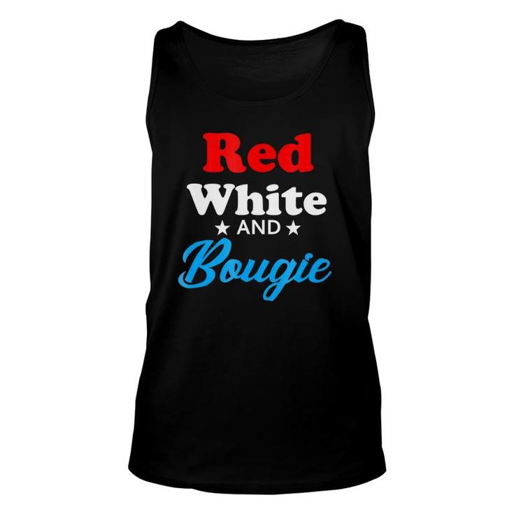 4Th Of July Red White And Bougie Unisex Tank Top