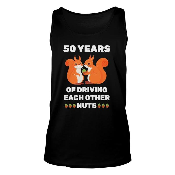 50Th 50 Years Wedding Anniversary Funny Couple For Him Her Unisex Tank Top