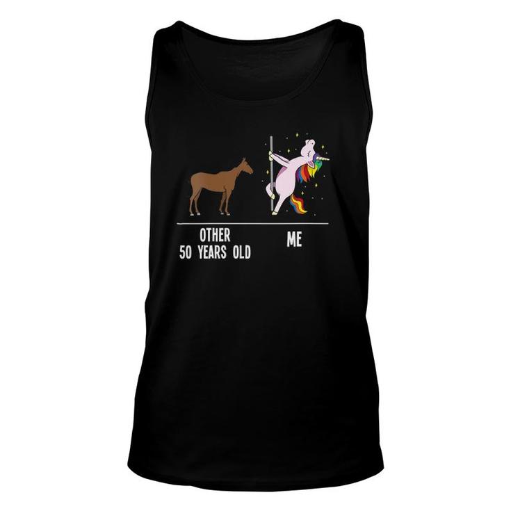 Womens 50Th Birthday Unicorn 50 Years Old Other Me Women V-Neck Tank Top
