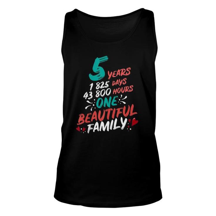 5Th Wedding Anniversary Gift Couples Matching Tank Top Unisex Tank Top