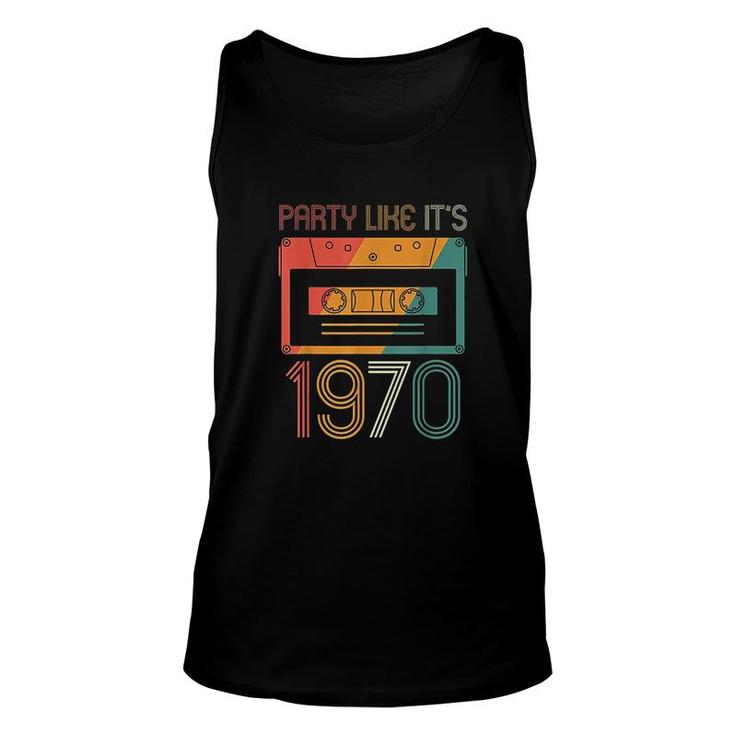 70s 1970s Seventies Party Like Its 1970 Unisex Tank Top