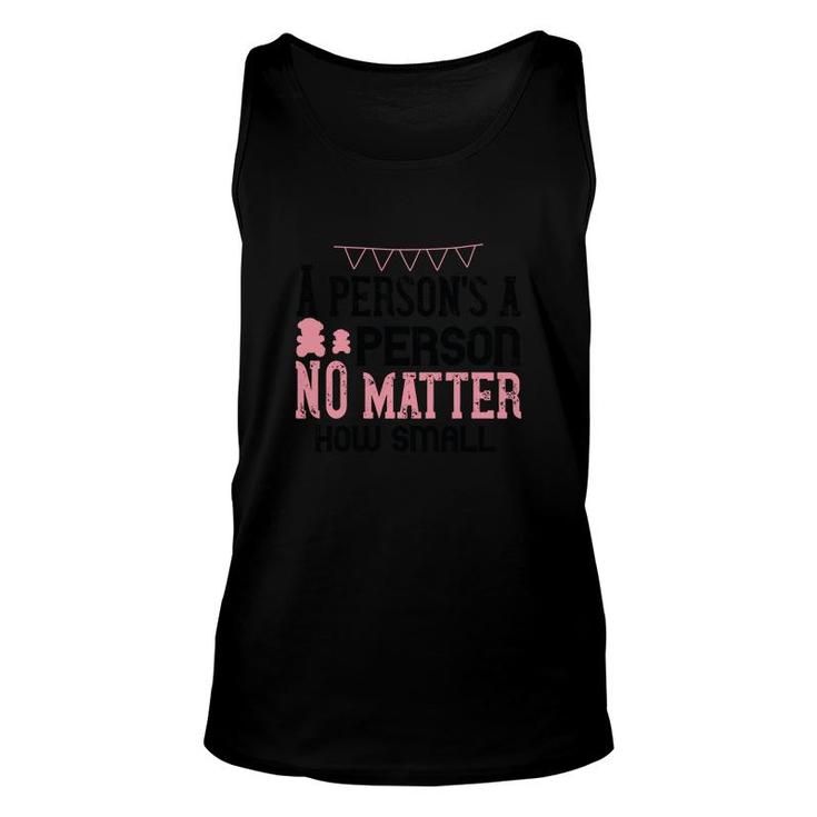 A Person's A Person No Matter How Small Unisex Tank Top
