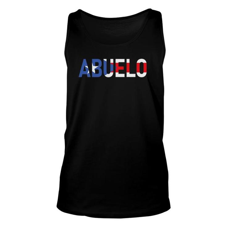 Mens Abuelo Puerto Rico Flag Puerto Rican Pride Father's Day Tank Top