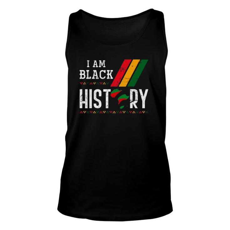 African Roots American Pride Gift I Am Black History Month Unisex Tank Top
