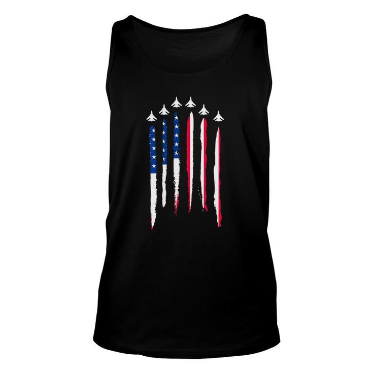 Air Force Flyover 4Th Of July Gift Unisex Tank Top