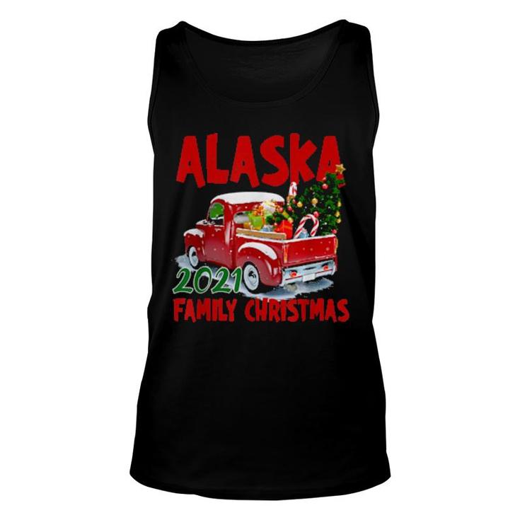 Alaska Christmas 2021 Matching Family Christmas Pajama Set  Unisex Tank Top