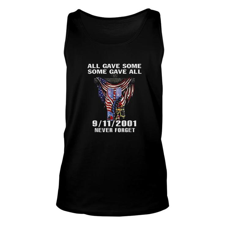 All Gave Some Some Gave All Never Forget Unisex Tank Top