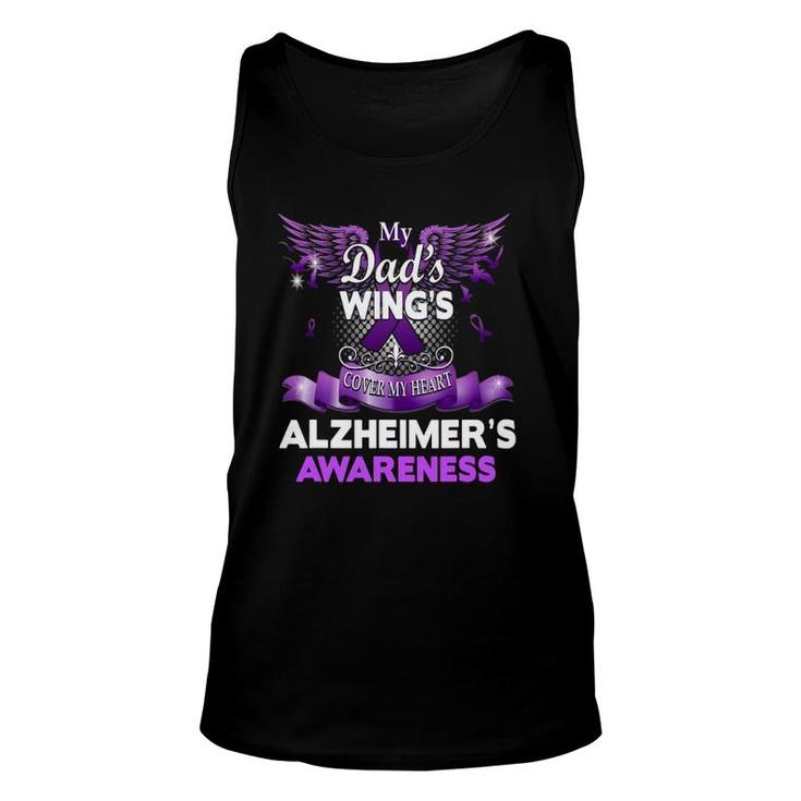 Alzheimer's Awareness Gift Products Dad's Wings Memorial Unisex Tank Top