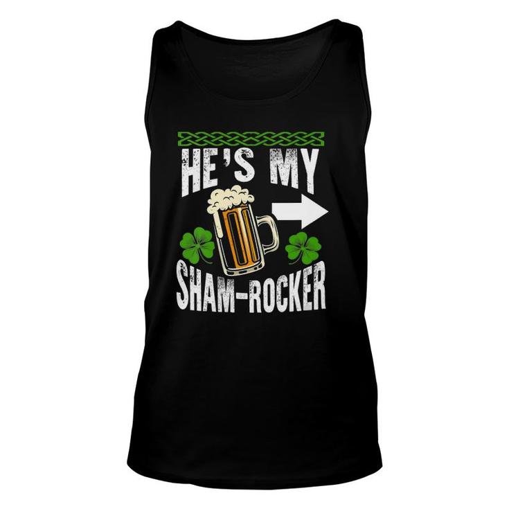 Womens His & Hers Couples Friends St Patrick's Day Matching V-Neck Tank Top