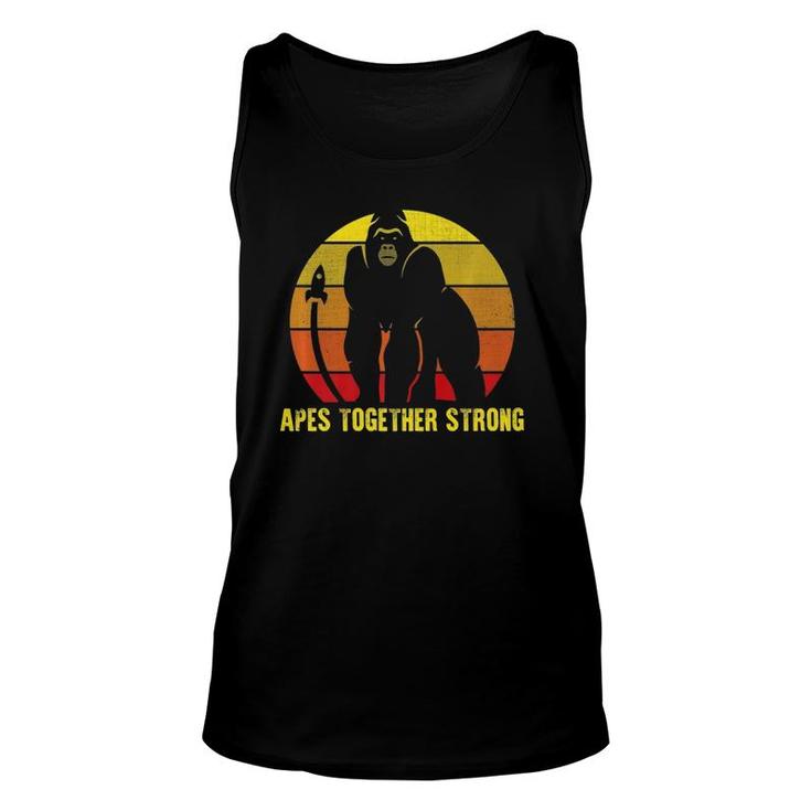 Apes Together Strong Graphic Stock Trading Meme  Unisex Tank Top