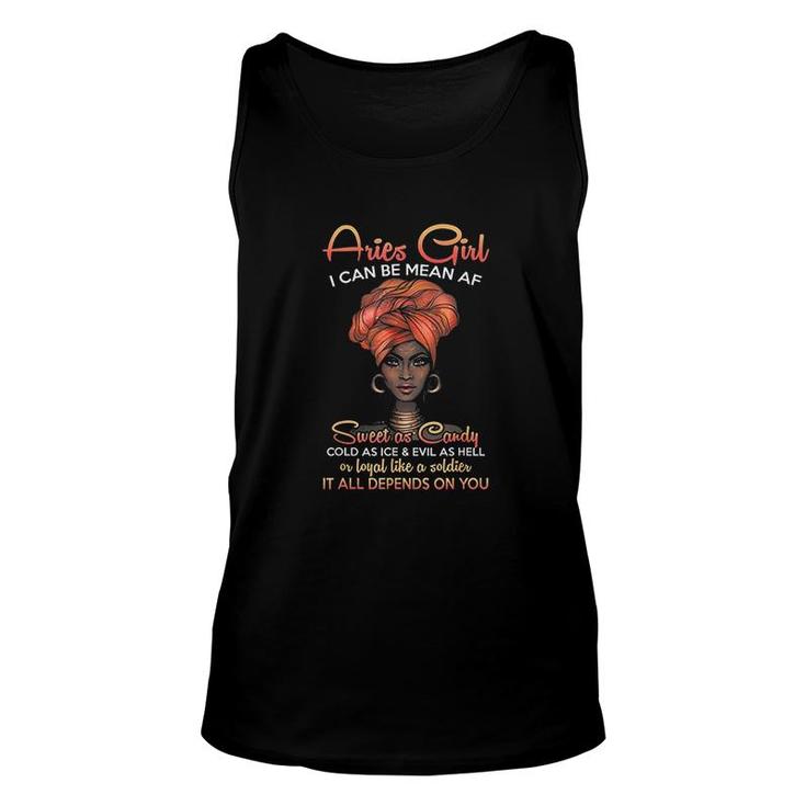 Aries Queens Are Born In March 21 To April 19 Unisex Tank Top