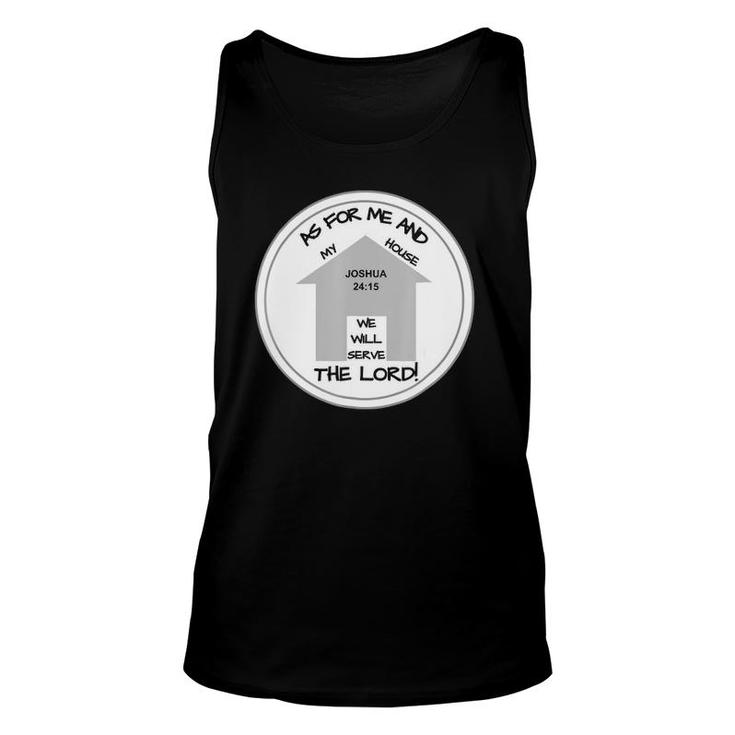 As For Me And My House Unisex Tank Top