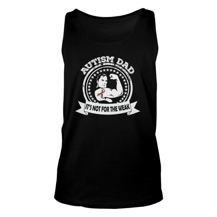 Autism Dad Gift For Father Of A Child With Autism Unisex Tank Top