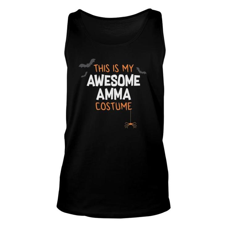 Awesome Amma Costume , Funny Cute Halloween Gift Unisex Tank Top
