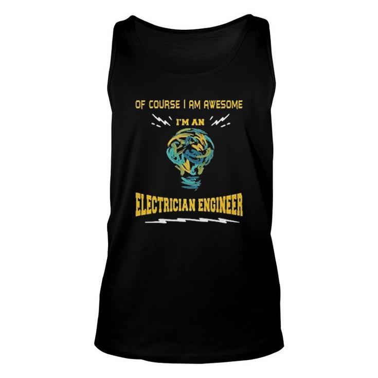 Awesome Electrician Engineer Unisex Tank Top