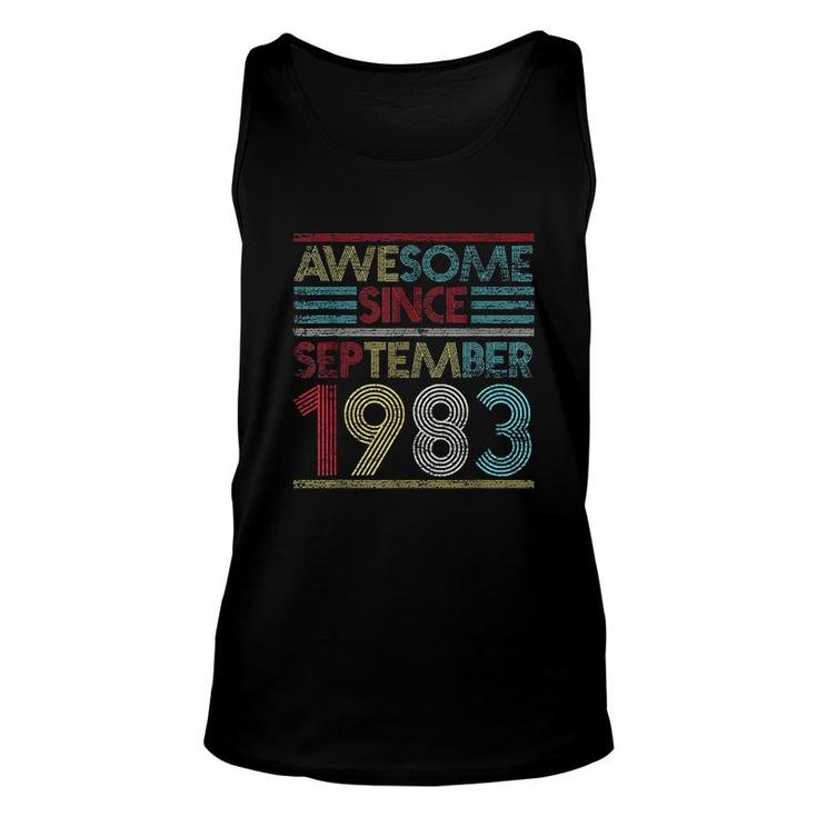 Awesome Since September 1983 Unisex Tank Top