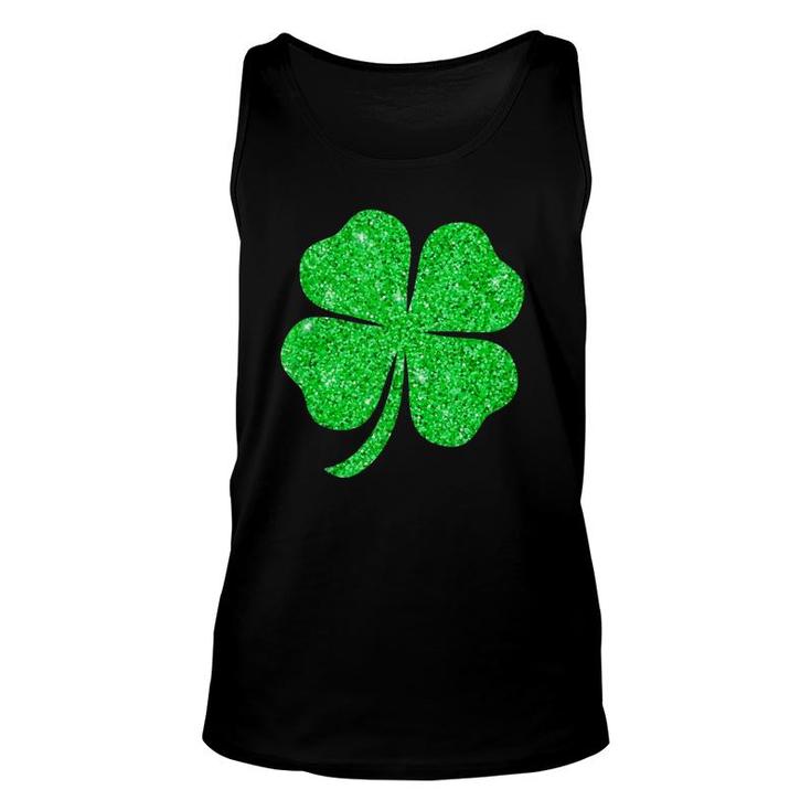 Awesome St Patrick's Day Glitter Shamrock St Paddys Day Tank Top Tank Top