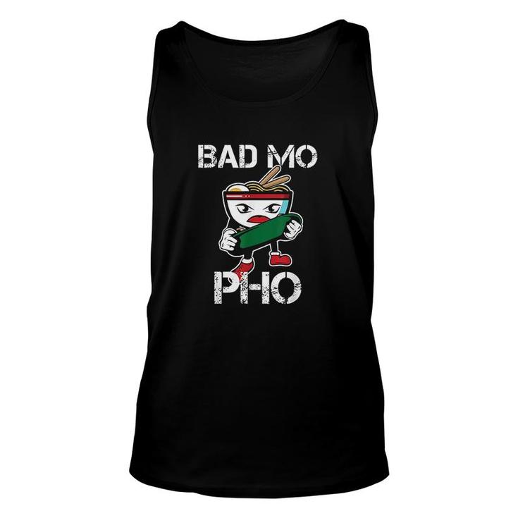 Bad Mo Pho Print Funny Unisex Tank Top