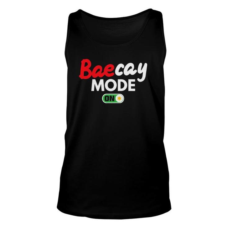 Baecay Mode On - Couples Vacation - Baecation Anniversary Unisex Tank Top