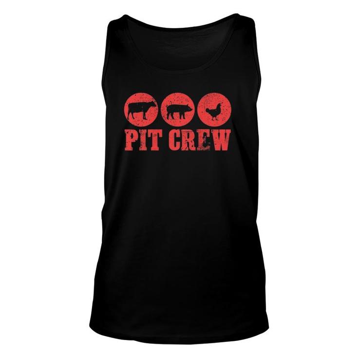Barbecue Grilling Pit Crew Bbq Smoker  Unisex Tank Top