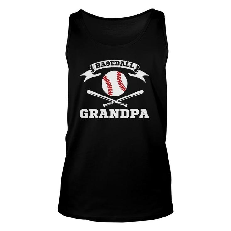 Baseball Grandpa Pitcher Strikeout Baseball Player Unisex Tank Top