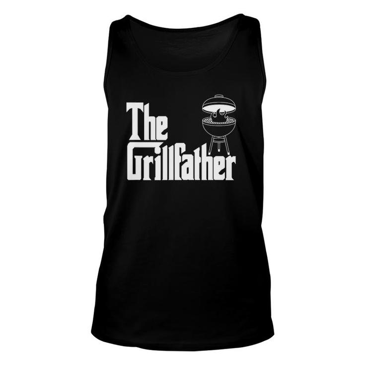 Bbq Funny Meat Love Party Grilling Lunch The Grillfather Unisex Tank Top