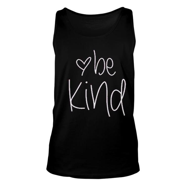 Be Kind And Heart Unisex Tank Top