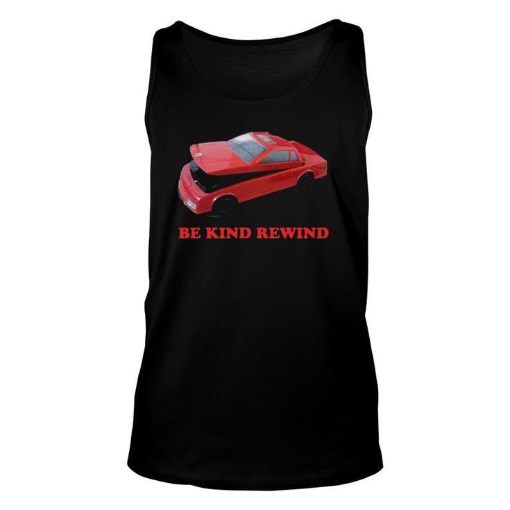 Be Kind Rewind Vintage Retro 80'S Vhs Car Tape Unisex Tank Top