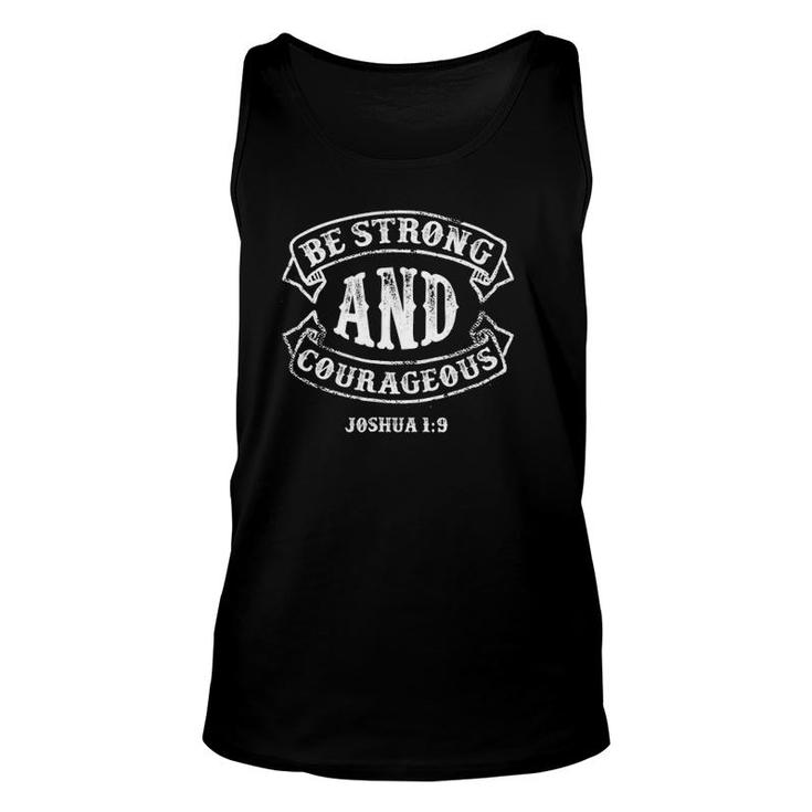 Be Strong And Courageous Joshua 19 Ver2 Unisex Tank Top