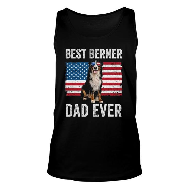 Berner Dad American Flag Dog Lover Owner Bernese Mountain Unisex Tank Top