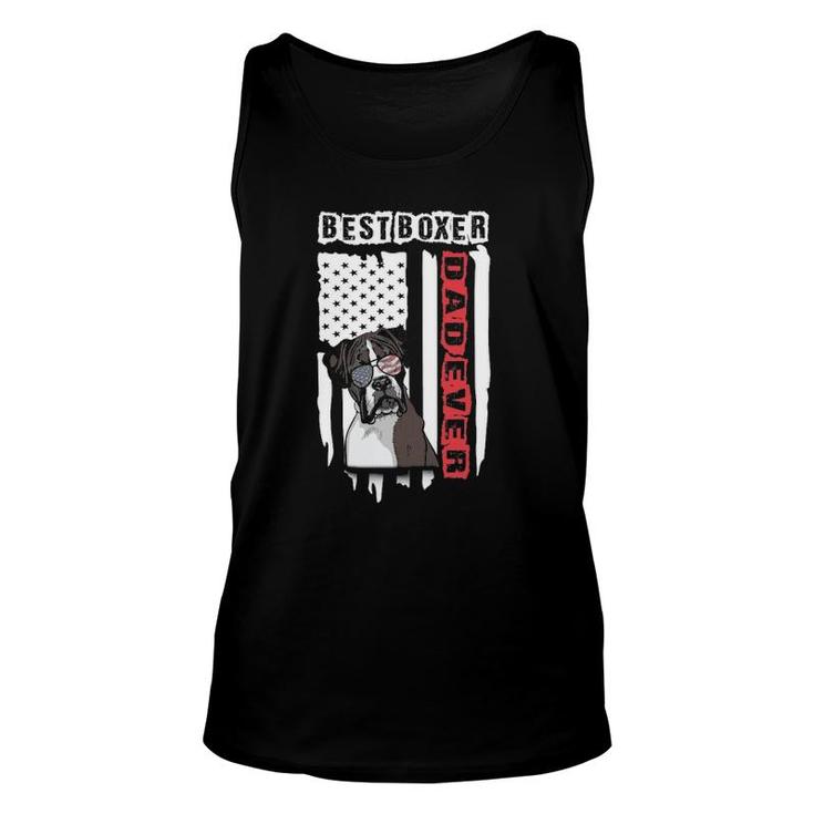 Best Boxer Dad Everdog Lover Fathers Day Unisex Tank Top