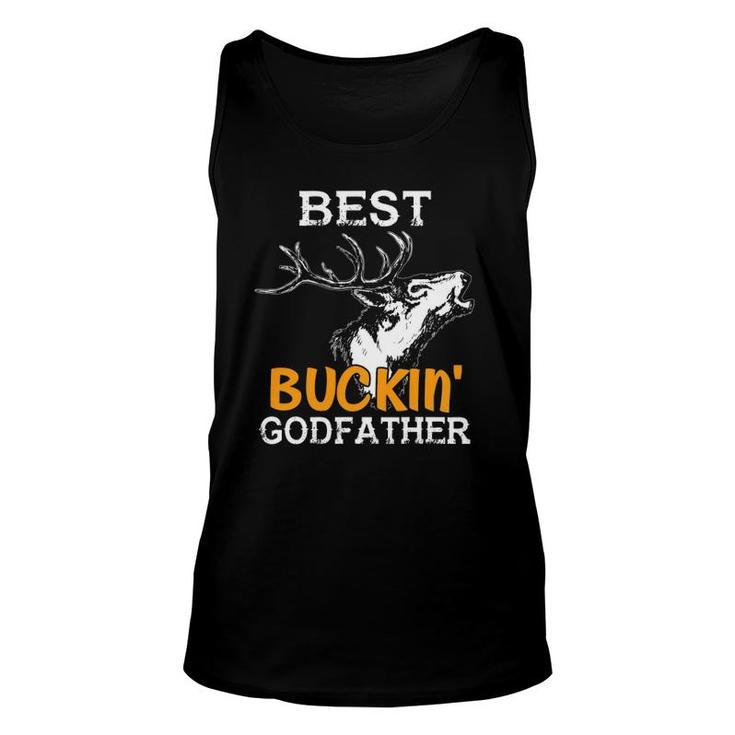 Best Buckin' Godfather Deer Bow Hunting Unisex Tank Top