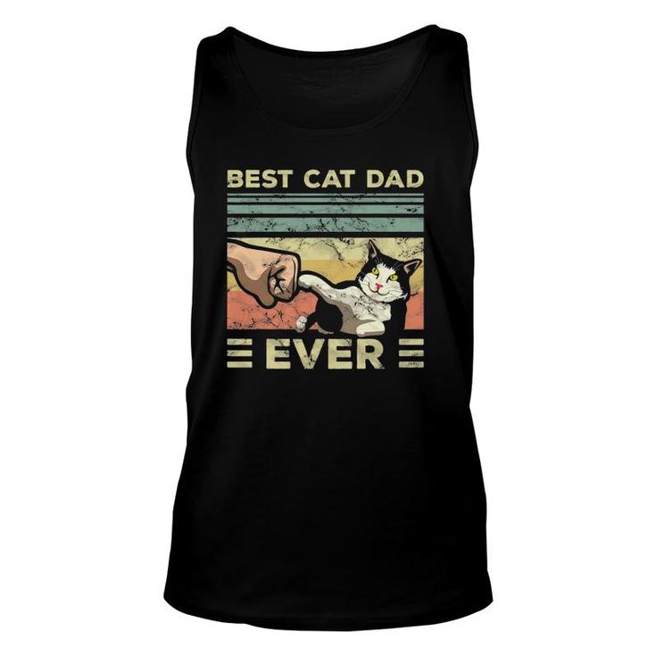 Mens Best Cat Dad Ever Kitten Enthusiast Feline Lover Father Tank Top