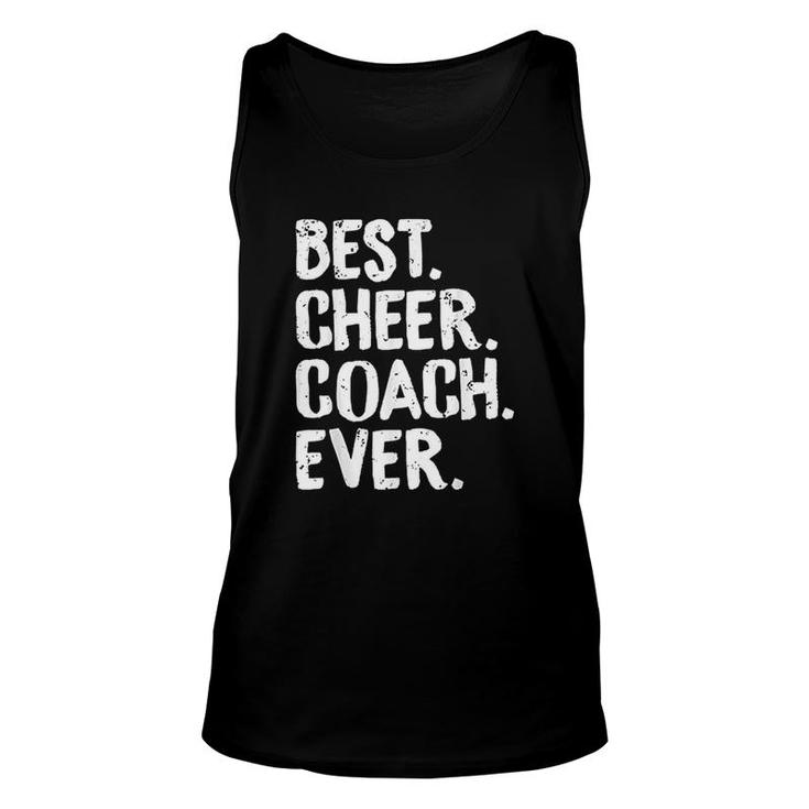 Best Cheer Coach Ever Cheerleading Unisex Tank Top