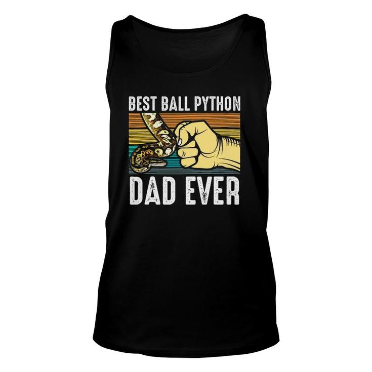 Best Dad Ball Python Owner Gift Snake Lover Unisex Tank Top