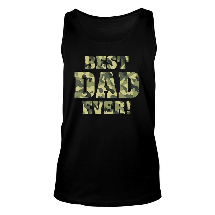 Best Dad Ever Camo Father's Day Special Greatest Dad Hunting Tank Top