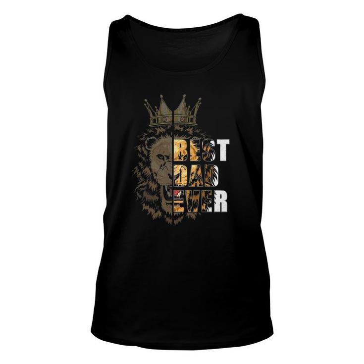 Best Dad Ever Lion Father's Day Unisex Tank Top