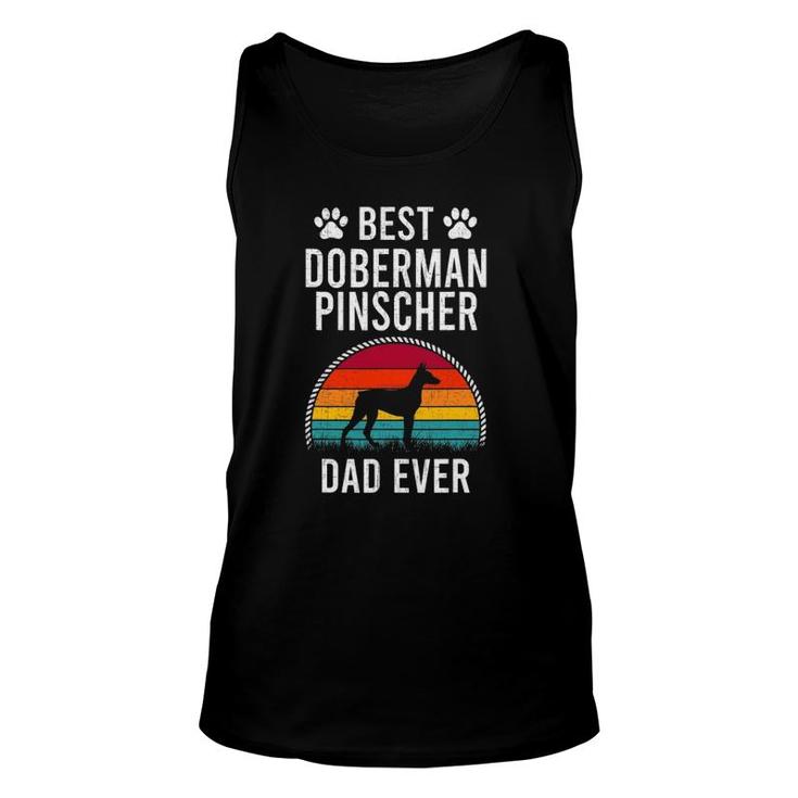 Best Doberman Pinscher Dad Ever Dog Lover Unisex Tank Top