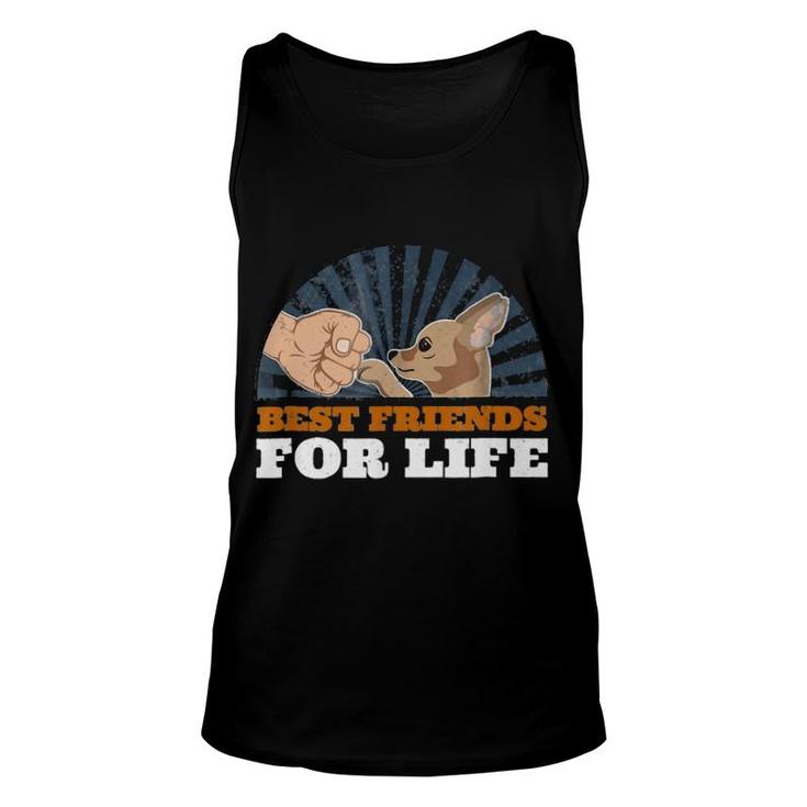 Best Friends For Life Chihuahua Unisex Tank Top