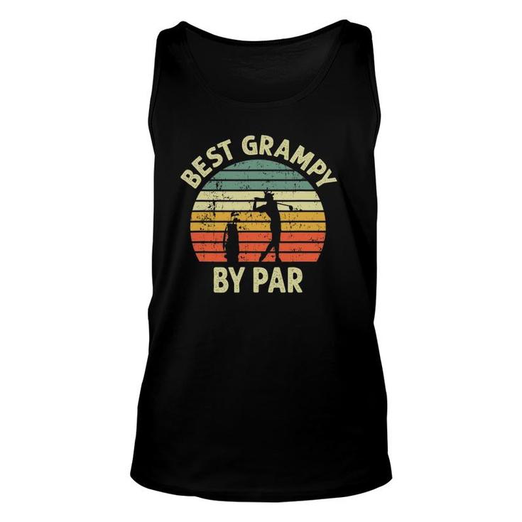 Mens Best Grampy By Par Golfing Golf For Golfer Grandpa Tank Top