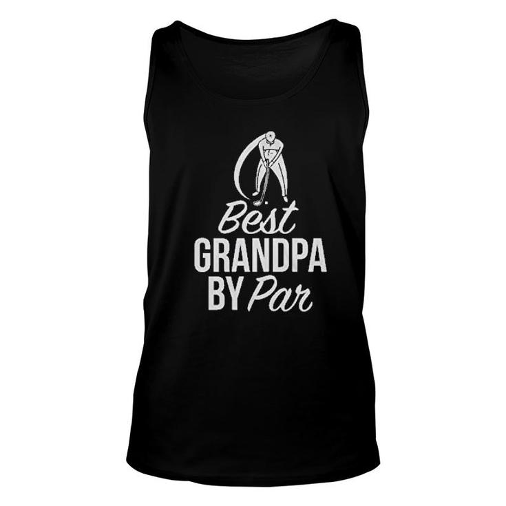 Best Grandpa By Par Golf Grandpa Unisex Tank Top